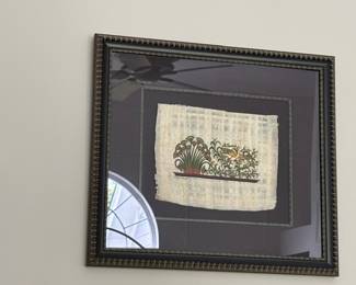Egyptian on Papyrus Artwork