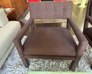 Upholstered Open-Arm Chair