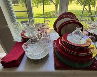 Sikasa Plates, Waterford, Napkins