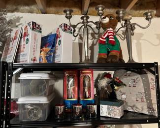 Candelabra, Light Shades, Santas