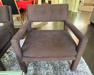 Upholstered Open Arm Chair