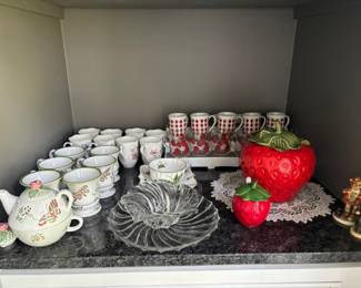 Tea Set, Strawberry Set