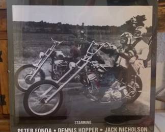 Vintage Easy Rider Poster - Peter Fonda, Dennis Hopper, Jack Nicholson