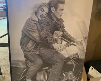 Speedbound by Paul Gassenheimer - Marilyn Monroe & James Dean 36 x 24