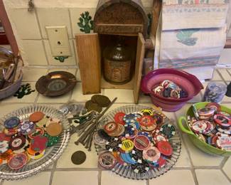 Vintage Slot Machine Tokens