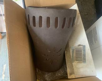 New in Box - Iron Finish Santa Fe Bell Wall Sconce