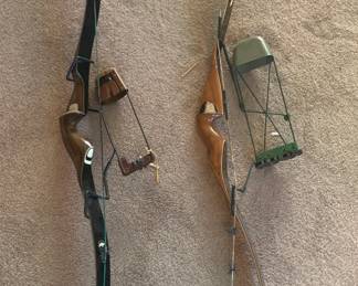 Bear Super Magnum Glass Powered 48 Archery Bow and York Thunderbolt Bow