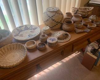 Collection of Native American Baskets