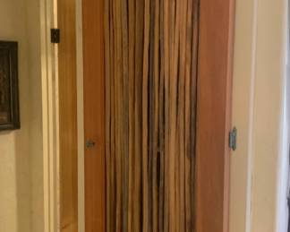 Custom Solid Pine and Herringbone Twig Design Door 24" x 70 $200