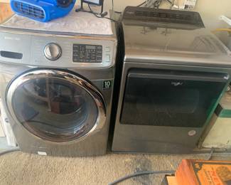 Samsung SuperSpeed Washer and Whirpool Front Loading Electric Dryer