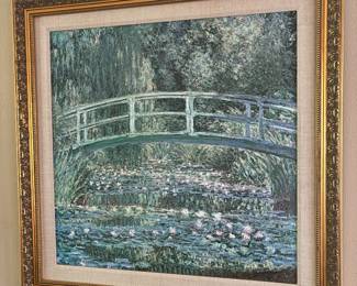 Beautifully framed Monet print