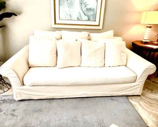 Lovely slipcovered sofa