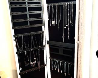Jewlry chest shown open