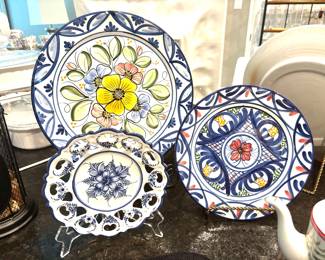 Colorful plates from Portugal