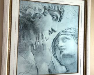 Large Neo-classical print by Richard Franklin