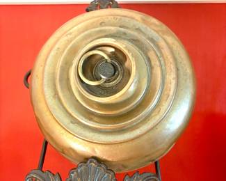 Antique English brass bed pan