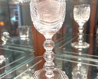 Waterford retirement goblet