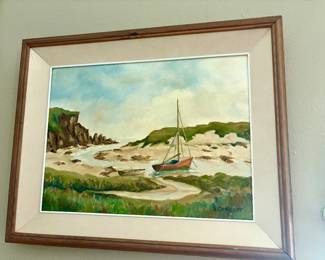 Original signed oil