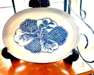 Japanese oval plate