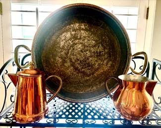 Collection of copper pieces