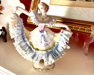 Vintage Dresden dancer