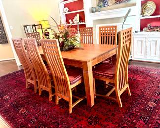 Incredible teak dining set from Malaysia