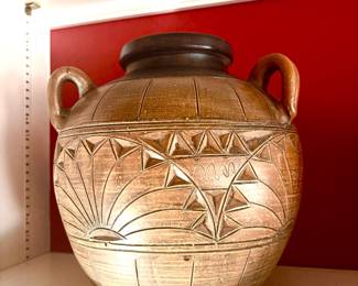 Vintage Thailand earthenware vase