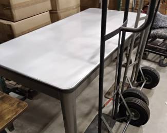 Commercial tables and appliance dollies