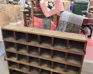 Antique cubby