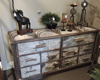 Birch wood dresser