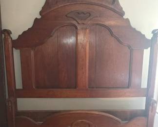 Victorian Eastlake full size bed