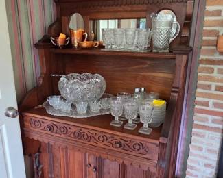 Victorian style pump organ converted to buffet