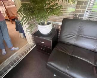 side table and futon