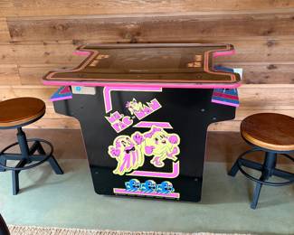 Arcade1Up Ms. Pac-Man Head-to-Head Arcade Table
