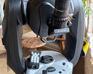 Celestron CPC 800 computerized Schmidt-Cassegrain telescope mounted
