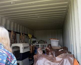 inside 20' conex