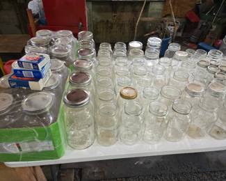 Canning Jars of All Sizes