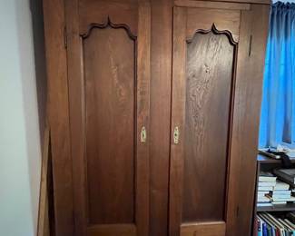 Antique knockdown wardrobe