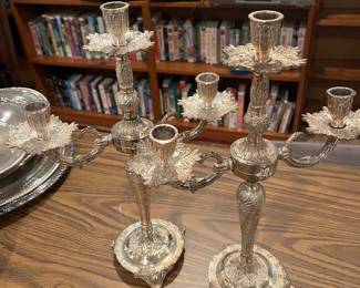Extensive silver plate collection