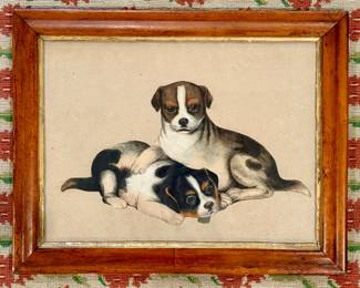 "Two Puppies" Artwork