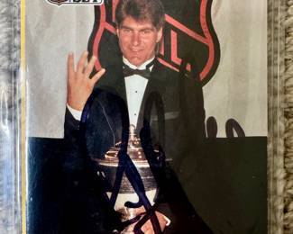 Autographed Ray Bourque Card