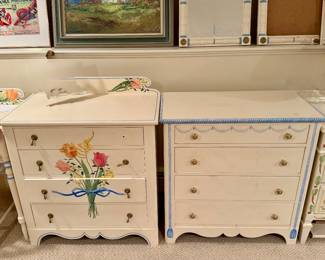 Hand Painted Dressers 