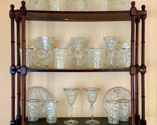 Bombay Co. Wall Shelving (glassware NFS)
