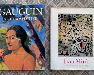 Gauguin & Joan Miro Coffee Table Books