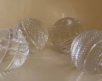 Waterford Glass Orbs