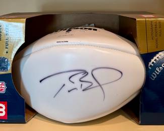 Autographed Tom Brady Football