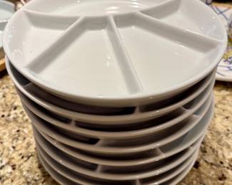 Mid-Century Divided Plates