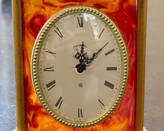 Vintage Jaeger LeCoultre "Recital" 8 Day Desk Alarm Clock