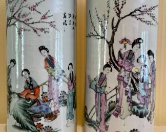 Chinese Famille Rose Hat Stands