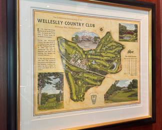 Wellesley Country Club Lithograph